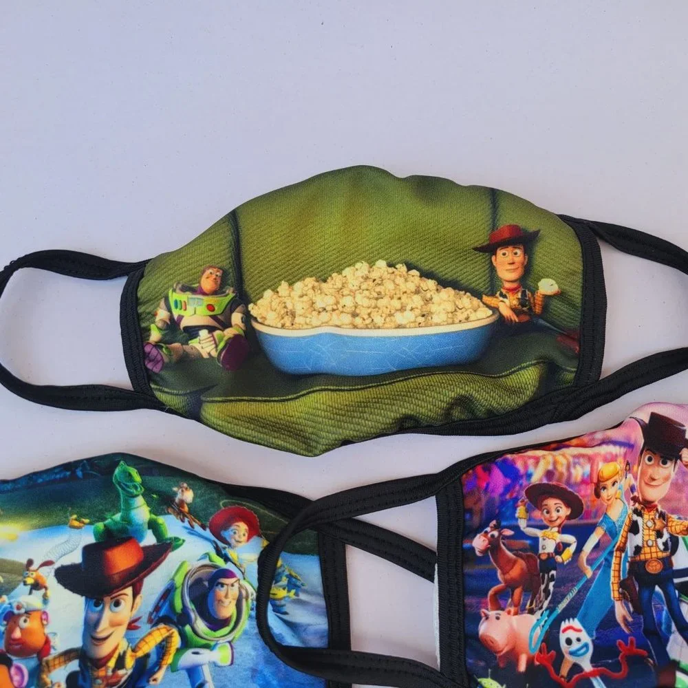 5 Pack Toy's Story Kids Pattern Face Masks